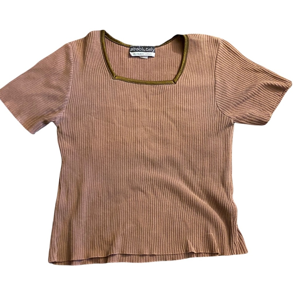 Vintage Absolutely Square Neck knit Top